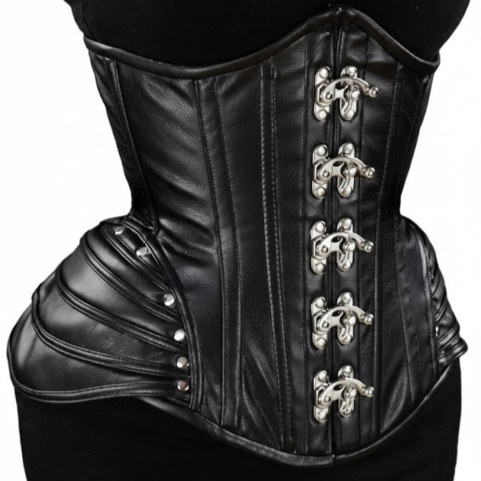 Obsidian Shape Leather Corset