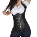Shadow Sculpt Leather Corset