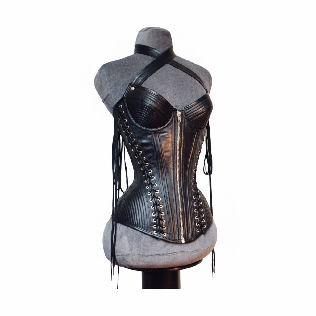Eclipse Waist Leather Corset