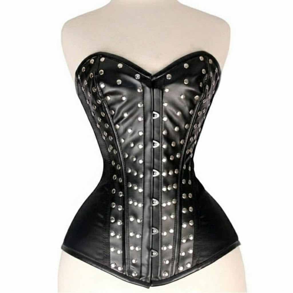 Raven Fit Leather Corset