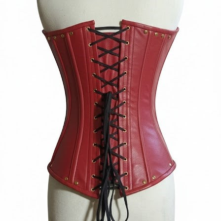 Scarlet Power Leather Corset